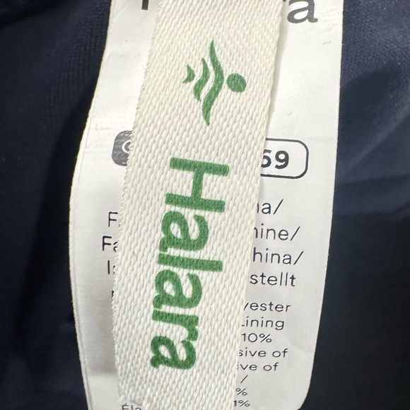 HALARA Flex™ Mid Rise Side Zipper Pocket Work Flare Pants Navy Size Medium - Picture 6 of 7